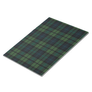 Tartan Fabric 11" x 8.5" Notepad - 40 pages