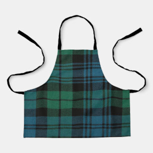 Tartan Fabric All-Over Print Apron, Small 24"x20" Apron