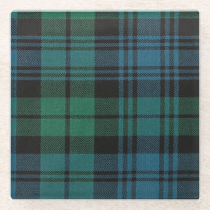 Tartan Fabric Glass Coaster
