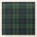 Tartan Fabric Glass Coaster<br><div class="desc">Tartan Fabric Glass Coaster</div>