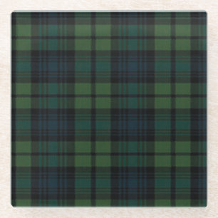 Tartan Fabric Glass Coaster