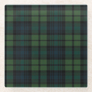 Tartan Fabric Glass Coaster