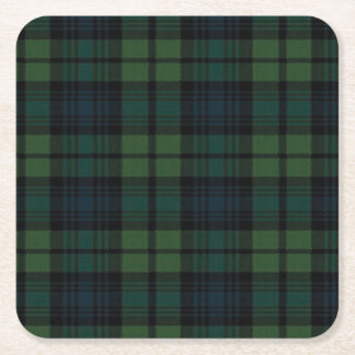 Tartan Fabric Paper Coaster