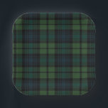 Tartan Fabric Paper Plate<br><div class="desc">Tartan Fabric Paper Plate</div>