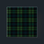 Tartan Fabric Square Button<br><div class="desc">Tartan Fabric Square Button</div>