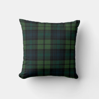 Tartan Fabric Throw Pillow 16" x 16"