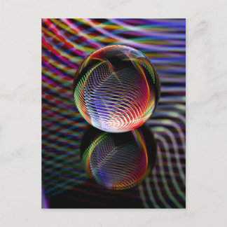 Tartan Glass Ball Postcard