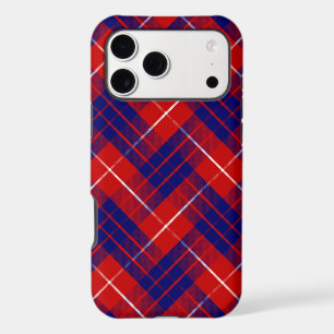 tartan Hamilton rouge bleu violet carreaux