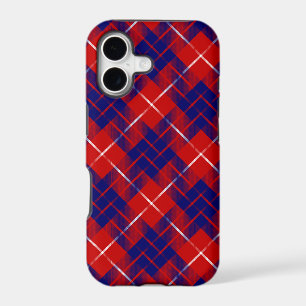 tartan Hamilton rouge bleu violet carreaux