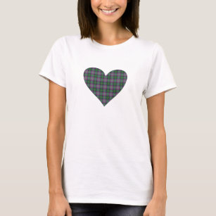 Tartan Heart T Shirt