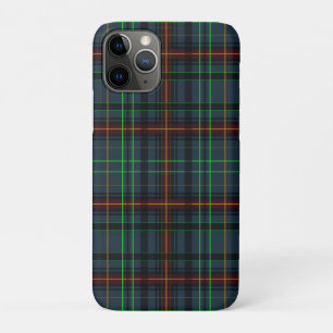 Tartan in blue, orange, green... iPhone 11 pro case