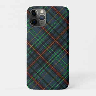 Tartan in blue, orange, green... iPhone 11 pro case