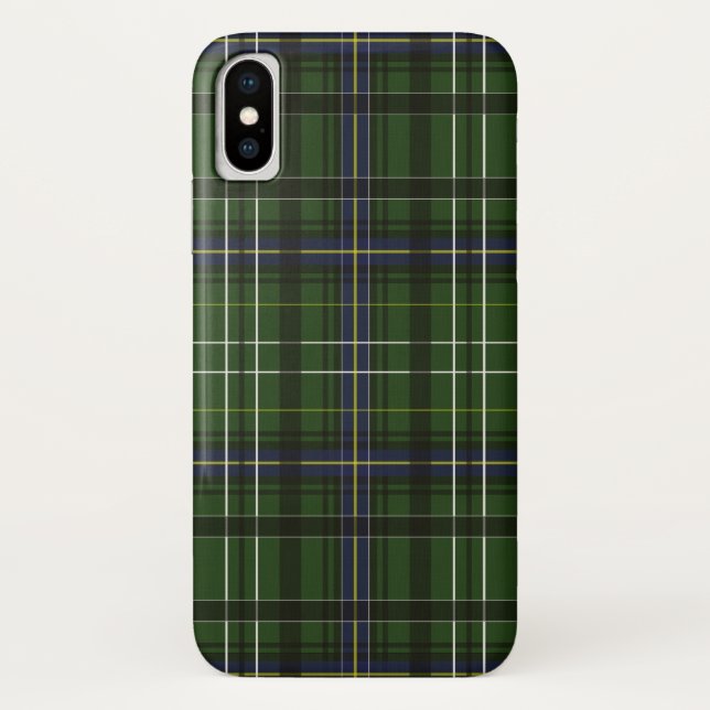 Tartan in green Case-Mate iPhone case (Back)