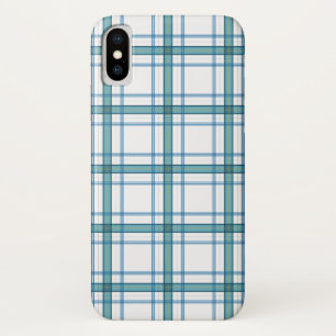 Tartan in turquoise... Case-Mate iPhone case