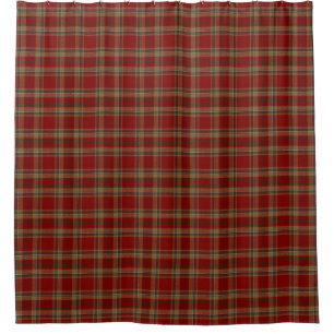 Tartan irlandais Tartan rideau de douche du comté 