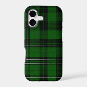 Tartan MacLean Vert et Noir à Carreaux