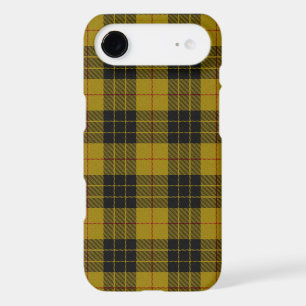 tartan MacLeod jaune carreaux noirs
