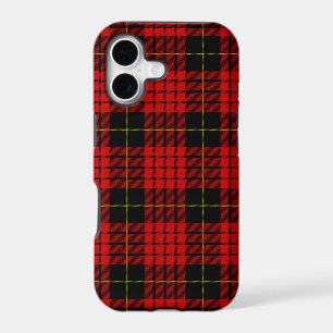 Tartan MacQueen Rouge et Noir carreauté