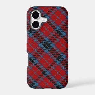 Tartan MacTavish Rouge et Bleu Carreaux