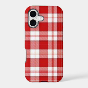 tartan Menzies rouge blanc à carreaux