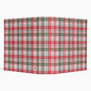 Tartan Motif Fabric Avery Signature Classeur 1,5 p