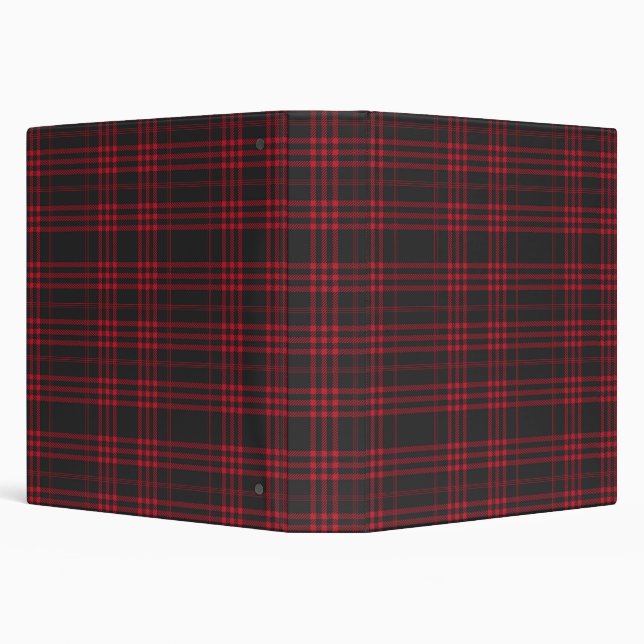 Tartan Motif Fabric Avery Signature Classeur 1,5 p (Arrière-plan)