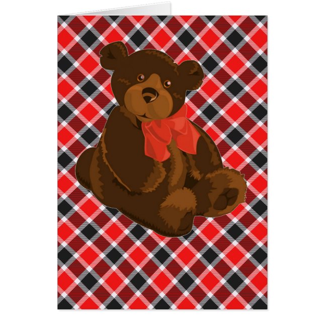 Tartan noir et rouge (Devant)