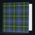 Tartan of Nova Scotia Binder<br><div class="desc">Tartan (Scottish Gaelic: breacan) is a pattern consisting of criss-crossed horizontal and vertical bands in multiple colours. Tartans originated in woven wool,  but now they are made in many other materials. Tartan is particularly associated with Scotland. Scottish kilts almost always have tartan patterns.</div>