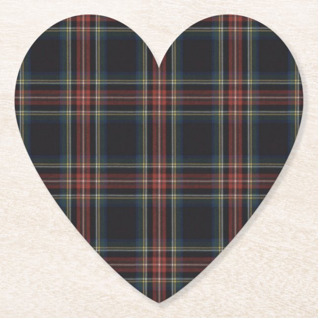 Tartan Paper Coaster (Front)