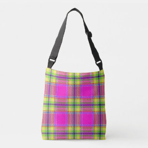 TARTAN PATTERN 6 CROSSBODY BAG