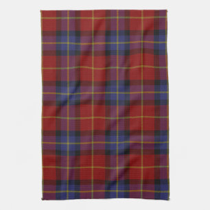 Tartan pattern kitchen towel