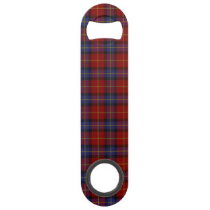 Tartan pattern speed bottle opener