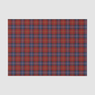 Tartan pattern tissue paper