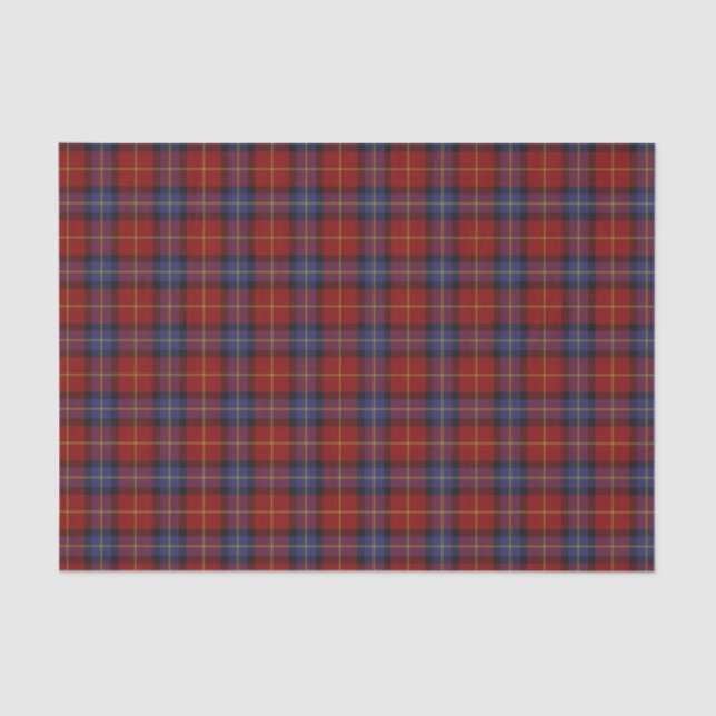 Tartan pattern tissue paper (Front)