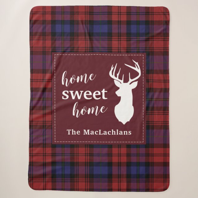 Tartan Plaid Clan de Noël MacLachlan Personnaliser (Devant)