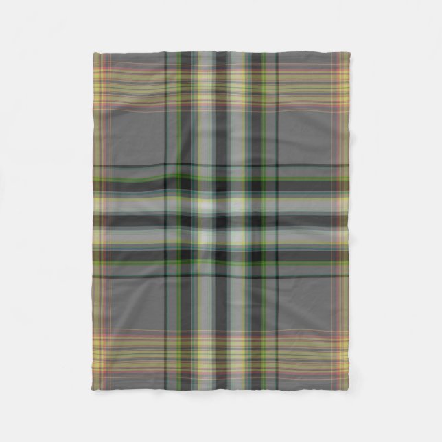 Tartan Plaid Fleece Blanket (Front)
