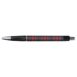 Tartan Plaid Green Red Pattern Pen
