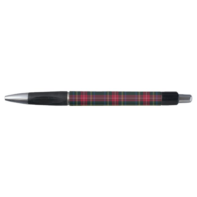 Tartan Plaid Green Red Pattern Pen (Front)