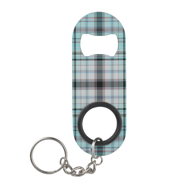 Tartan Plaid Mini Bottle Opener (Front)