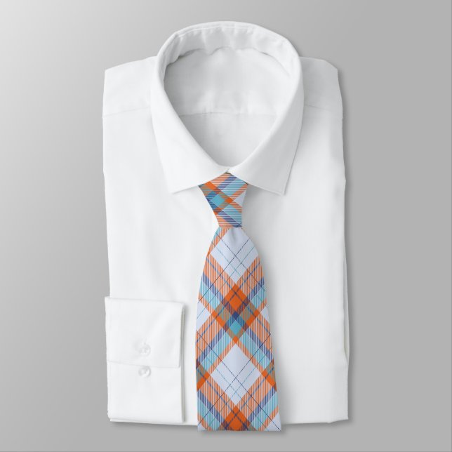 Tartan Plaid  Neck Tie (Tied)