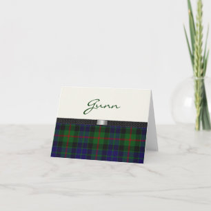 Tartan Plaid Note card