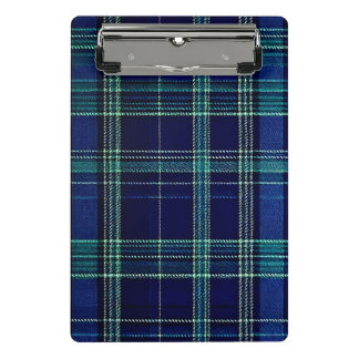 Tartan plaid notebook mini clipboard