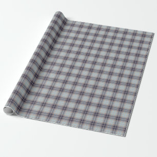 Tartan plaid pattern wrapping paper