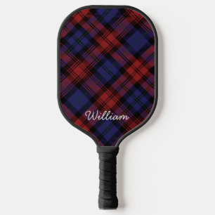 Tartan Plaid Personalized Rustic Clan MacLachlan Pickleball Paddle