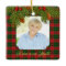 Tartan Plaid Pine Boughs Memorial Photo Christmas