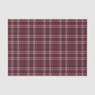 Tartan Plaid Red, Black & White No. 51 Tissue Paper