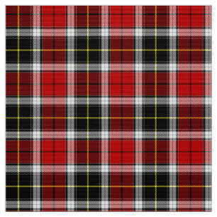 Tartan Plaid Scotland Clan Red Macgregor Royal Fabric