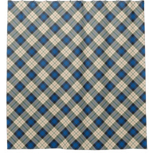 Tartan plaids pattern - traditional blue beige
