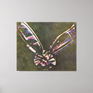 Tartan Ribbon First Known Colour Photograph Canvas Print