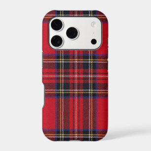 tartan Royal Stewart rouge carreaux noir